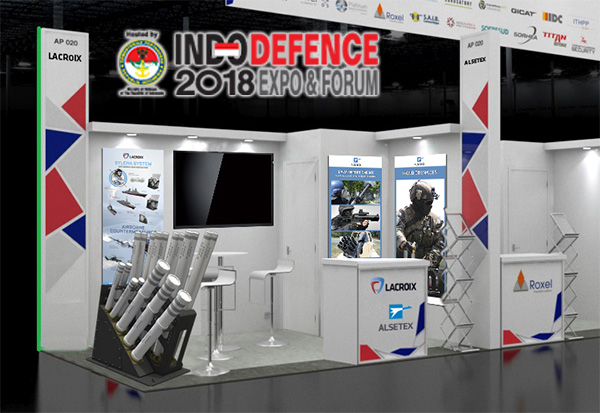 Lacroix showcases at Indodefence 2018