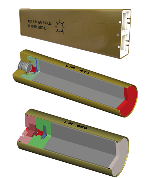 Lacroix Defense Fighters Countermeasures IR cartridges format